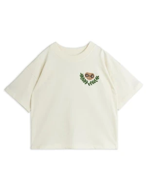 T-shirt z nadrukiem Mini Rodini mleczny
