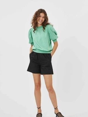 T-shirt z nadrukiem Minimum zielony
