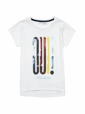 T-shirt z nadrukiem MINOTI biały