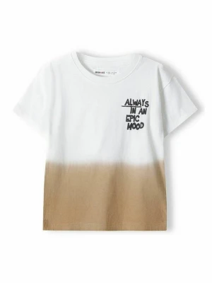 T-shirt z nadrukiem MINOTI biały