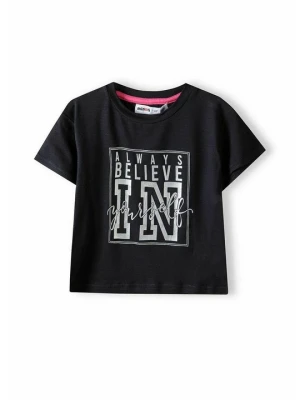 T-shirt z nadrukiem MINOTI czarny