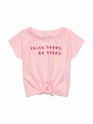 T-shirt z nadrukiem MINOTI różowy