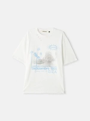 T-shirt z nadrukiem MISBHV