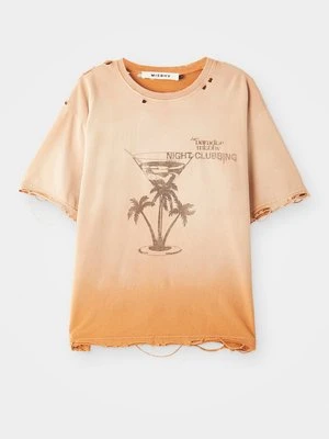 T-shirt z nadrukiem MISBHV