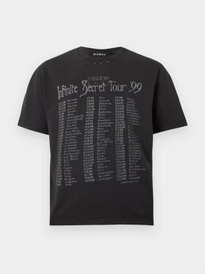 T-shirt z nadrukiem Misbhv czarny