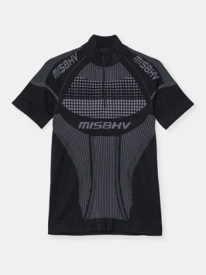 T-shirt z nadrukiem Misbhv czarny