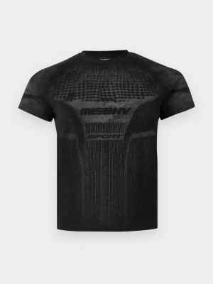 T-shirt z nadrukiem Misbhv czarny
