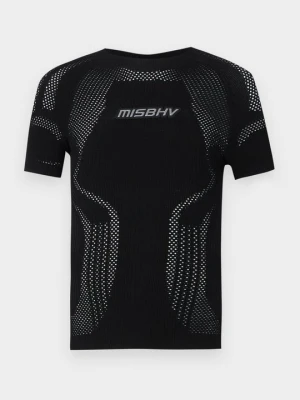 T-shirt z nadrukiem Misbhv czarny
