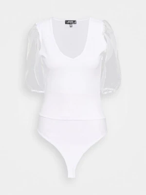 T-shirt z nadrukiem Missguided biały