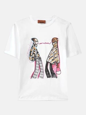 T-shirt z nadrukiem Missoni