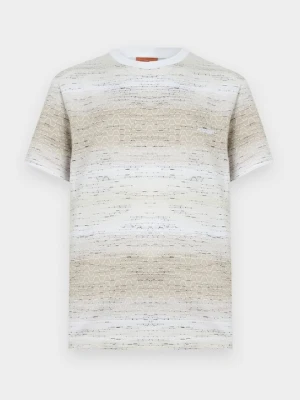 T-shirt z nadrukiem Missoni beżowy