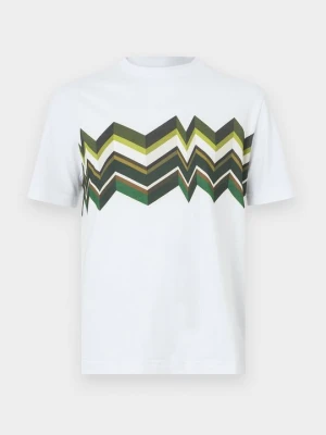 T-shirt z nadrukiem Missoni biały