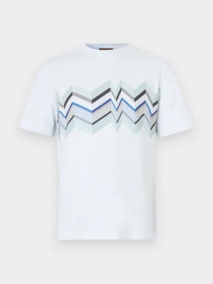 T-shirt z nadrukiem Missoni biały