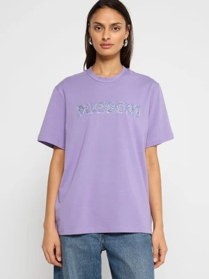 T-shirt z nadrukiem Missoni liliowy