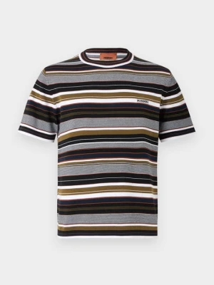 T-shirt z nadrukiem Missoni zielony