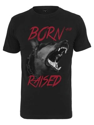 T-shirt z nadrukiem Mister Tee czarny