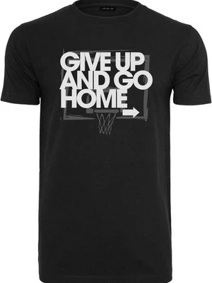 T-shirt z nadrukiem Mister Tee czarny