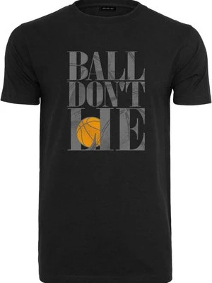 T-shirt z nadrukiem Mister Tee czarny