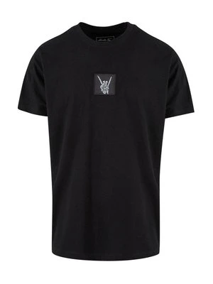T-shirt z nadrukiem Mister Tee czarny