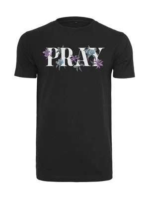 T-shirt z nadrukiem Mister Tee czarny