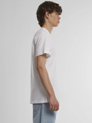 T-shirt z nadrukiem Mister Tee biały