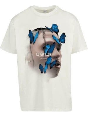 T-shirt z nadrukiem Mister Tee biały