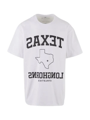 T-shirt z nadrukiem Mister Tee biały