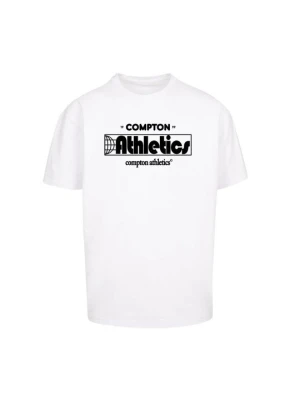 T-shirt z nadrukiem Mister Tee biały