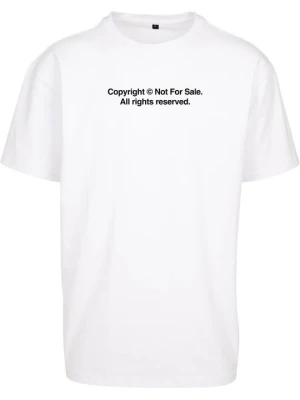 T-shirt z nadrukiem Mister Tee biały
