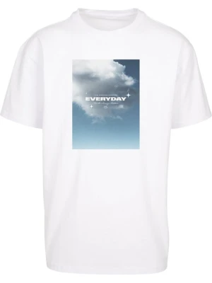 T-shirt z nadrukiem Mister Tee biały