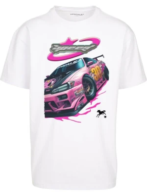 T-shirt z nadrukiem Mister Tee biały