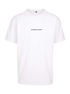 T-shirt z nadrukiem Mister Tee biały