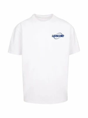 T-shirt z nadrukiem Mister Tee biały