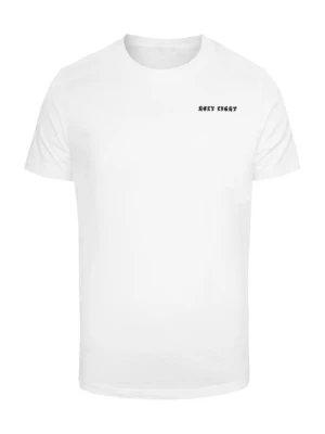 T-shirt z nadrukiem Mister Tee biały