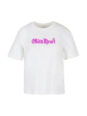 T-shirt z nadrukiem Mister Tee biały