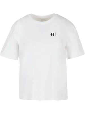 T-shirt z nadrukiem Mister Tee biały