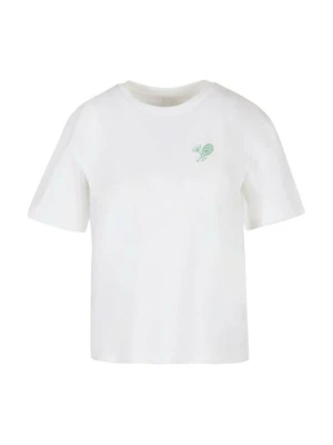 T-shirt z nadrukiem Mister Tee biały