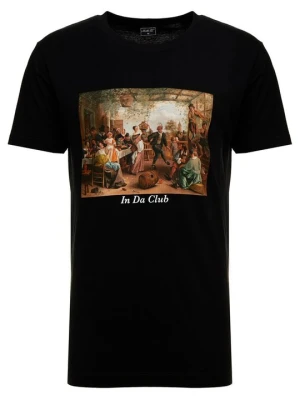 T-shirt z nadrukiem Mister Tee czarny
