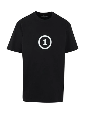 T-shirt z nadrukiem Mister Tee czarny