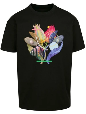T-shirt z nadrukiem Mister Tee czarny