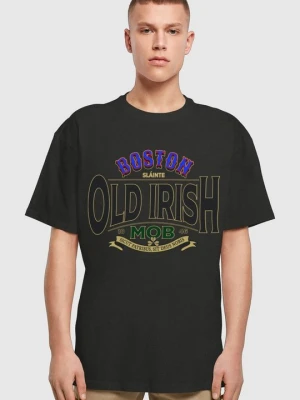 T-shirt z nadrukiem Mister Tee czarny