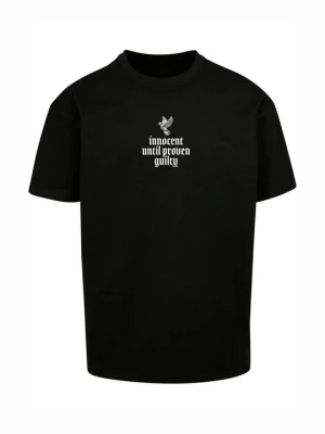 T-shirt z nadrukiem Mister Tee czarny