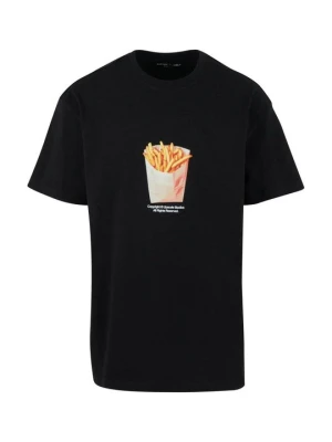 T-shirt z nadrukiem Mister Tee czarny