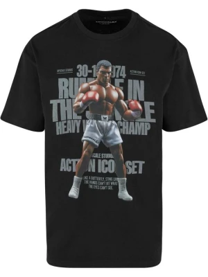 T-shirt z nadrukiem Mister Tee czarny