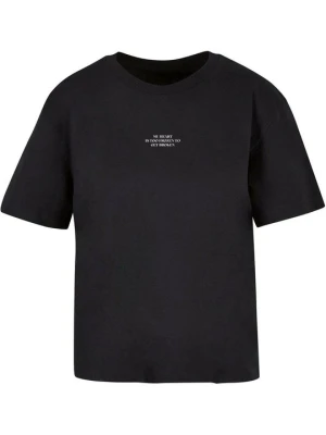T-shirt z nadrukiem Mister Tee czarny