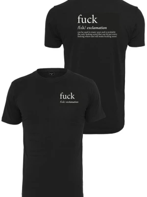 T-shirt z nadrukiem Mister Tee czarny