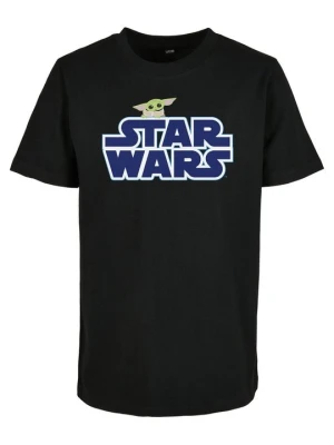 T-shirt z nadrukiem Mister Tee czarny