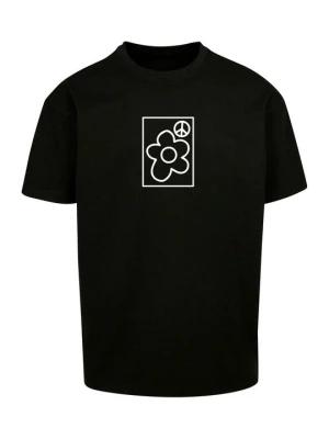 T-shirt z nadrukiem Mister Tee czarny