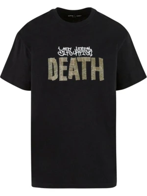 T-shirt z nadrukiem Mister Tee czarny