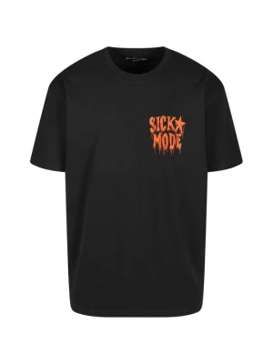 T-shirt z nadrukiem Mister Tee czarny